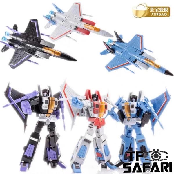 JinBao Aircraft Battlers(Starscream, Skywarp & Thundercracker) - Jinbao (G1) action figure collectible - Main Image 3