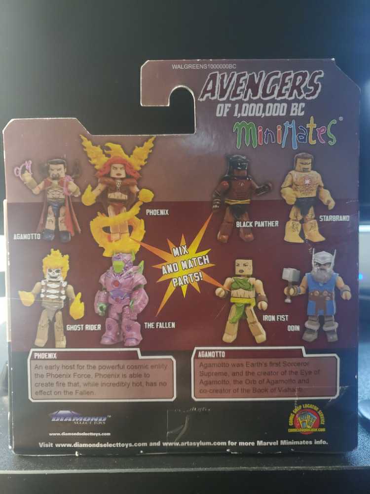 Phoenix & Agamotto (Avengers BC) - Art Asylum (MiniMates) action figure collectible [Barcode 699788831670] - Main Image 2