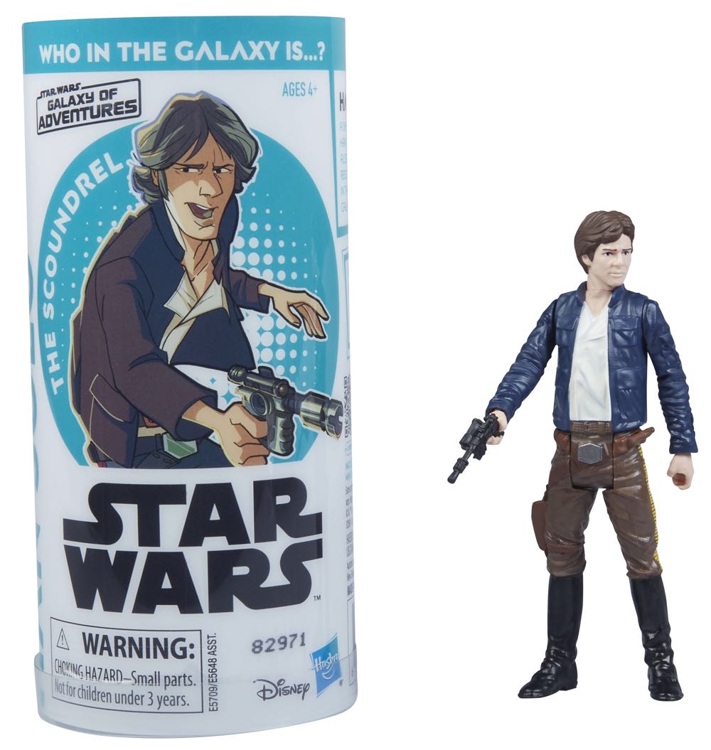 Han Solo - Hasbro (Star Wars Galaxy of Adventures) action figure collectible [Barcode 630509783199] - Main Image 2