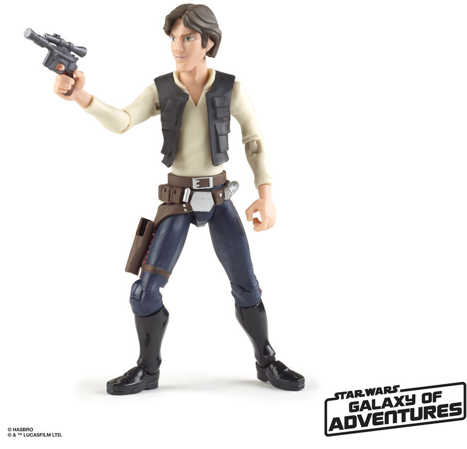 Han Solo - Hasbro (Star Wars Galaxy of Adventures) action figure collectible [Barcode 630509783199] - Main Image 4