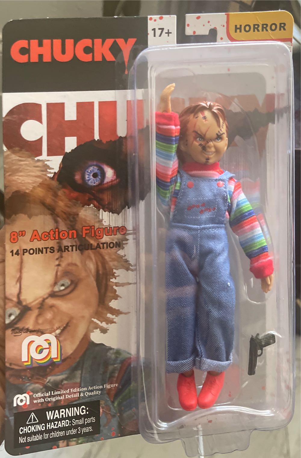 *Mego Horror Series Action Figure 8” Chucky - Mego (Mego Horror) action figure collectible [Barcode 850003511917] - Main Image 2