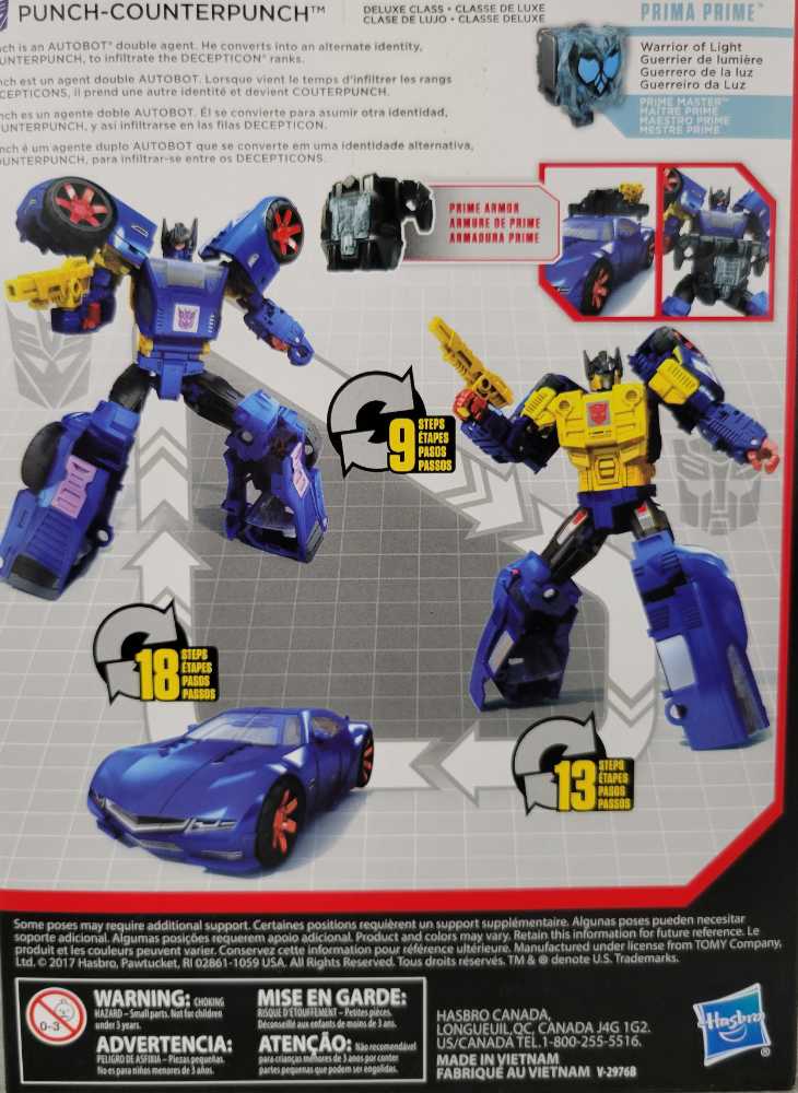 Punch-Counterpunch [Exclusive] - Hasbro (Transformers Power Of The Primes) action figure collectible [Barcode 630509681310] - Main Image 3