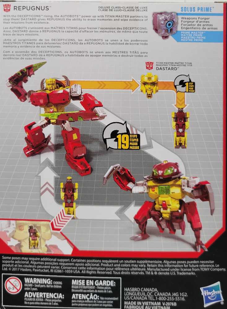 Autobot Repugnus & Dastard ✅ - Hasbro (Transformers: PW Trilogy Titans Return) action figure collectible [Barcode 630509626984] - Main Image 4