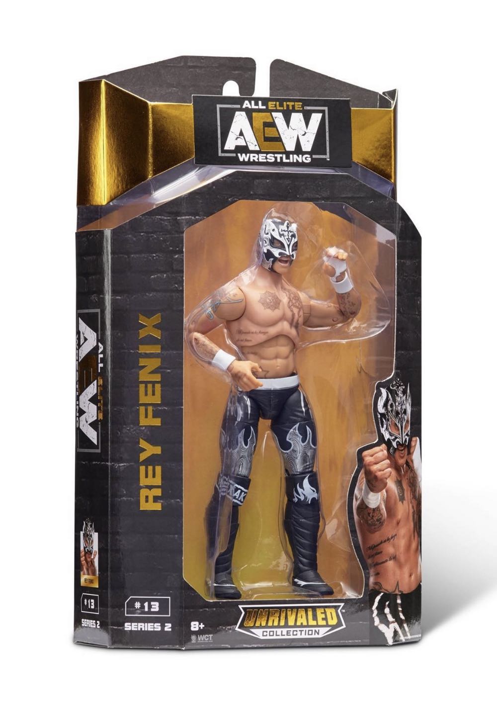 Rey Fenix - Jazzwares (AEW Unrivaled Collection Series 2) action figure collectible [Barcode 191726377023] - Main Image 2
