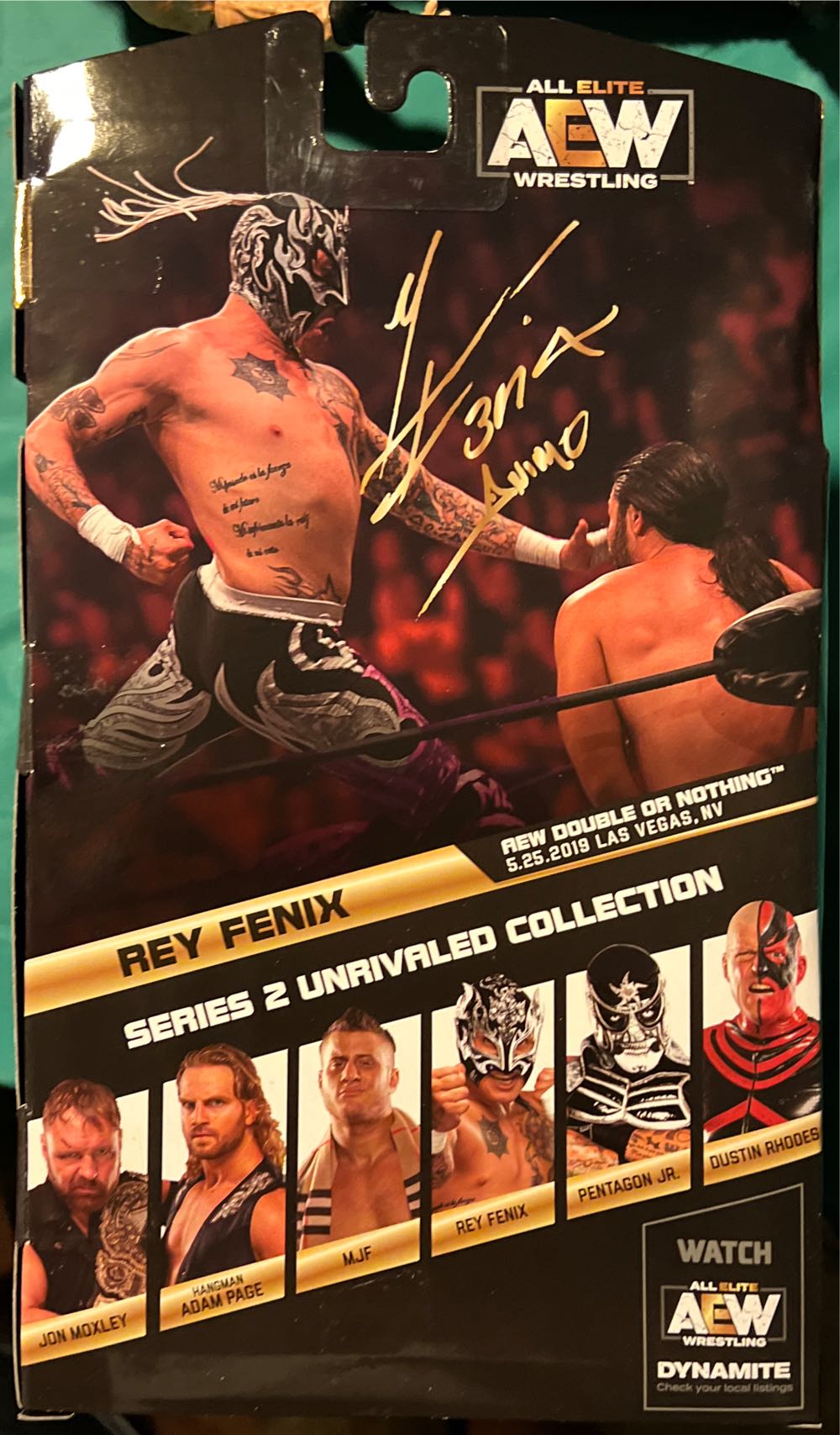 Rey Fenix - Jazzwares (AEW Unrivaled Collection Series 2) action figure collectible [Barcode 191726377023] - Main Image 4