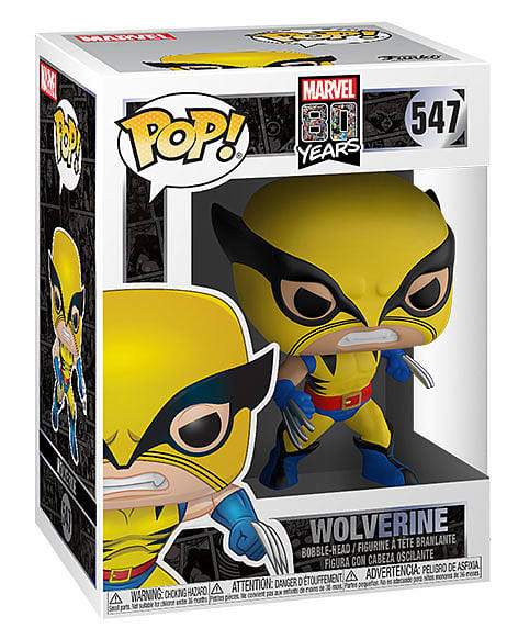 Funko POP! MARVEL 80 Years #547: Wolverine - Funko (MARVEL 80 Years: First Apearance) action figure collectible [Barcode 889698441551] - Main Image 2