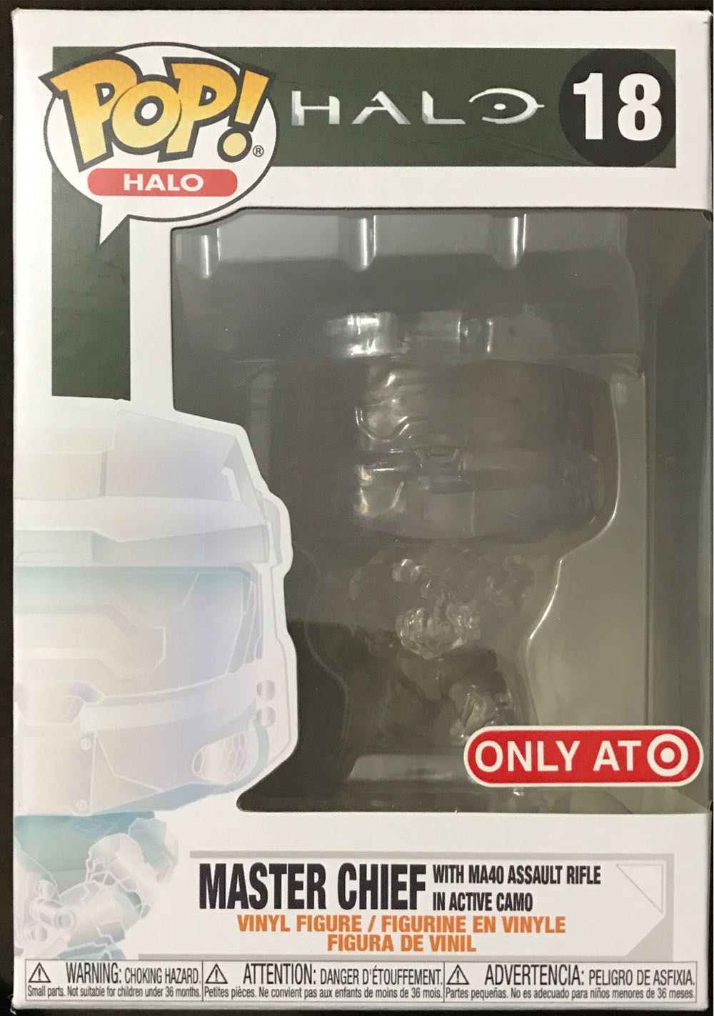 Halo Infinite: Master Chief Active Camo #18  action figure collectible [Barcode 889698528344] - Main Image 2