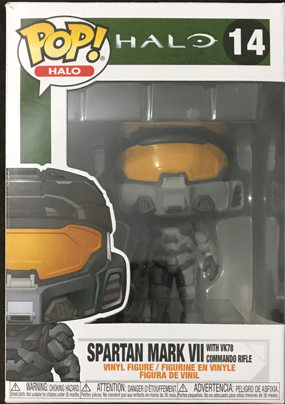 Halo Infinite: Spartan Mark Vii With Vk78 #14  action figure collectible [Barcode 889698511032] - Main Image 2