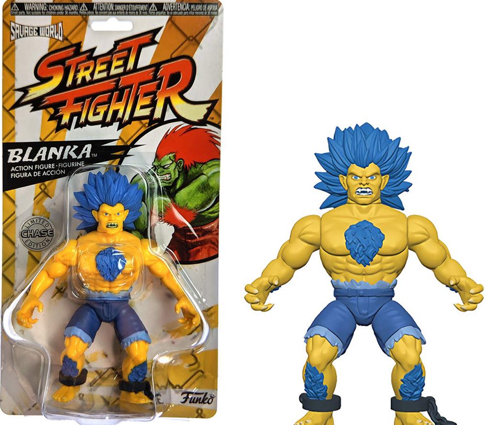 Savage World-Street Fighter Blanka “Chase Variant”  action figure collectible - Main Image 1