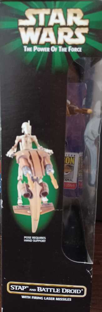 STAP and Battle Droid (with Firing Laser Missiles) - Kenner / Hasbro (Star Wars) action figure collectible [Barcode 076281840697] - Main Image 3