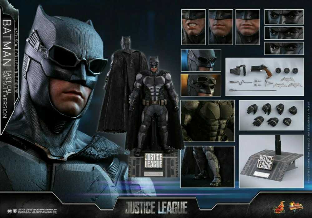 Batman (Tactical Suit Version) - Hot Toys (Justice League) action figure collectible [Barcode 4897011184135] - Main Image 2