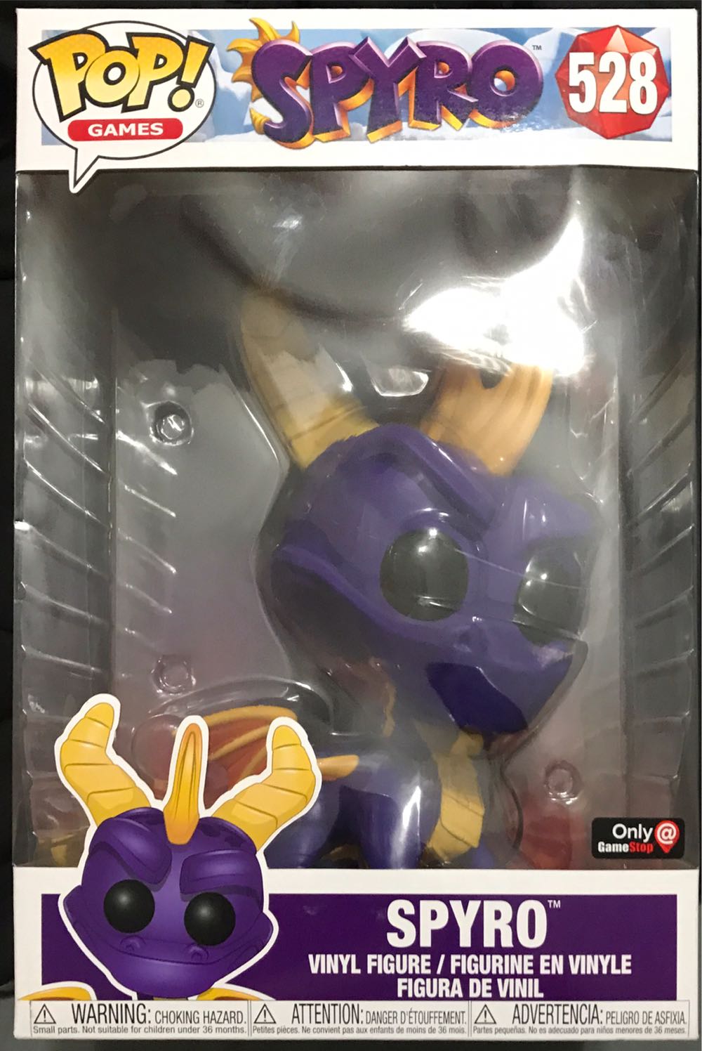 Spyro: 10 Inch GameStop Exclusive #528  action figure collectible [Barcode 889698414302] - Main Image 2
