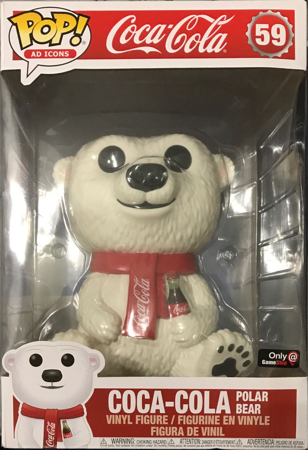 Coca Cola Polar Bear  (Funko Pop) action figure collectible [Barcode 889698430302] - Main Image 2