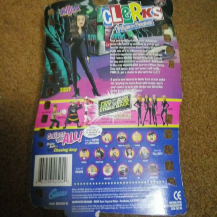 Sissy - Clerks Inaction Figure (Clerks Inaction figures: Jay And Bob Strike Back) action figure collectible [Barcode 661796425042] - Main Image 2