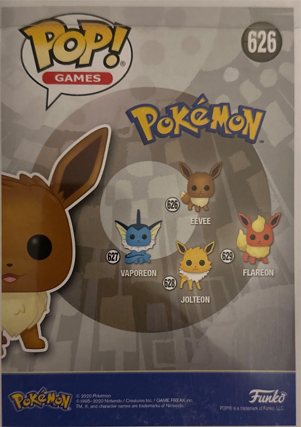 Pokemon: Eevee 626  action figure collectible [Barcode 889698505444] - Main Image 2