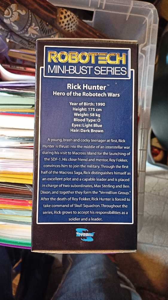 Robotech Mini Bust Series Rick Hunter - Toynami action figure collectible [Barcode 816355003210] - Main Image 2