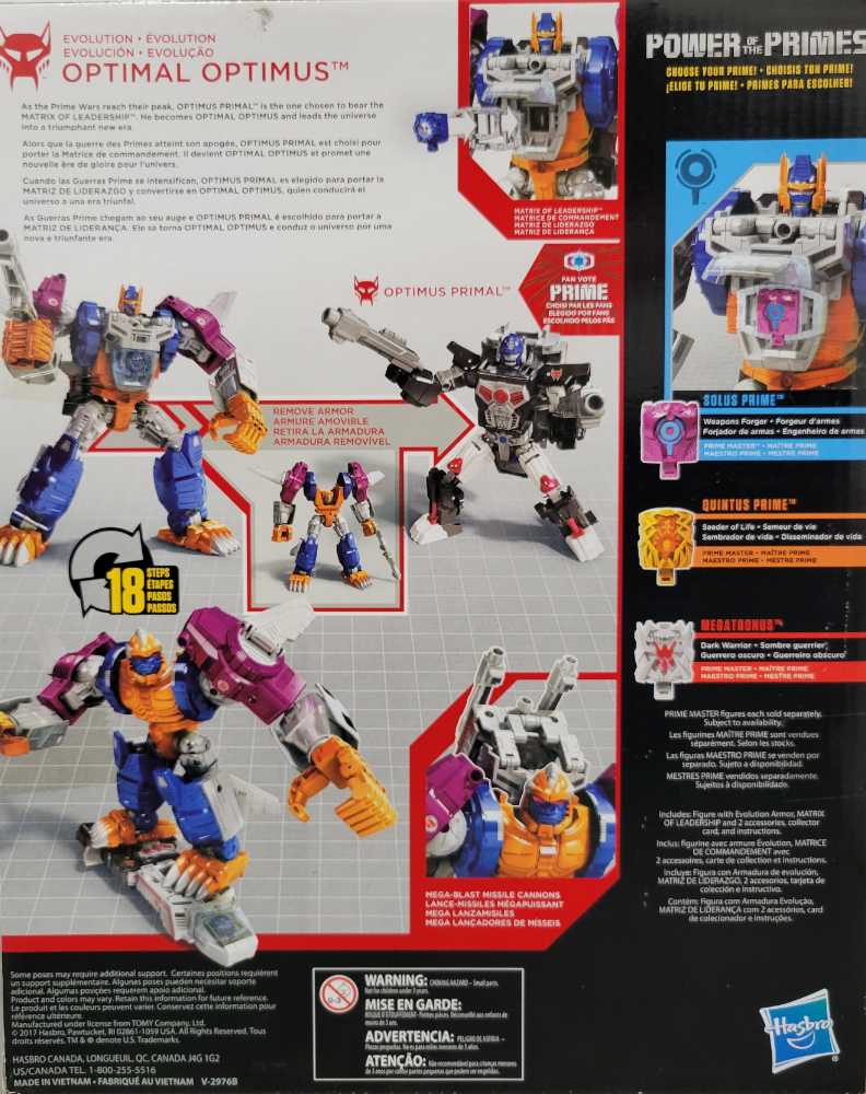 Optimal Optimus - Hasbro (Transformers Power Of The Primes) action figure collectible [Barcode 630509700097] - Main Image 3