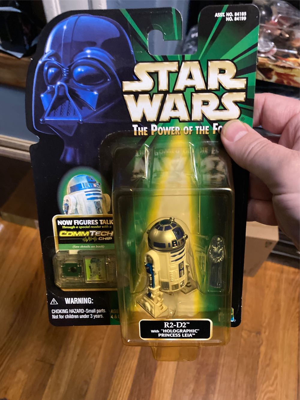 R2-D2 (With Holographic Princess) - Hasbro (CommTeck chip) action figure collectible [Barcode 076930841990] - Main Image 2