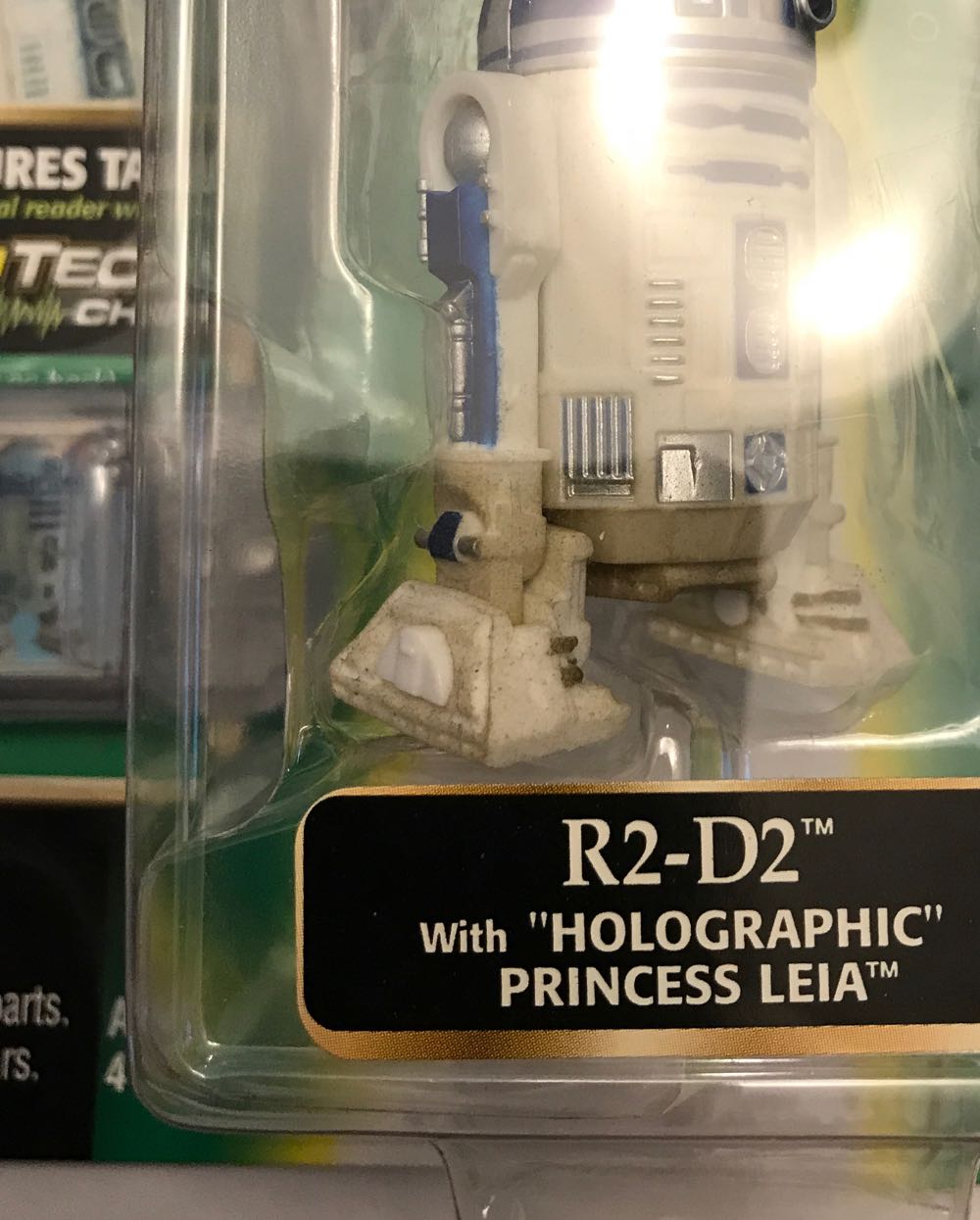 R2-D2 (With Holographic Princess) - Hasbro (CommTeck chip) action figure collectible [Barcode 076930841990] - Main Image 3