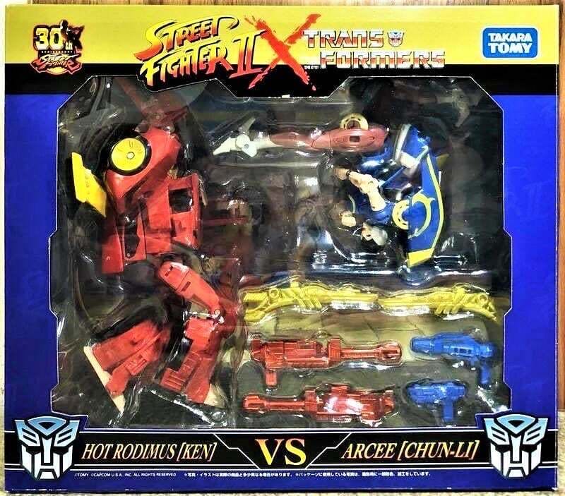 Hot Rod (Ken) Vs Arcee (Chun-li)  (Street Fighter II X Transformers) action figure collectible [Barcode 4904810108665] - Main Image 2