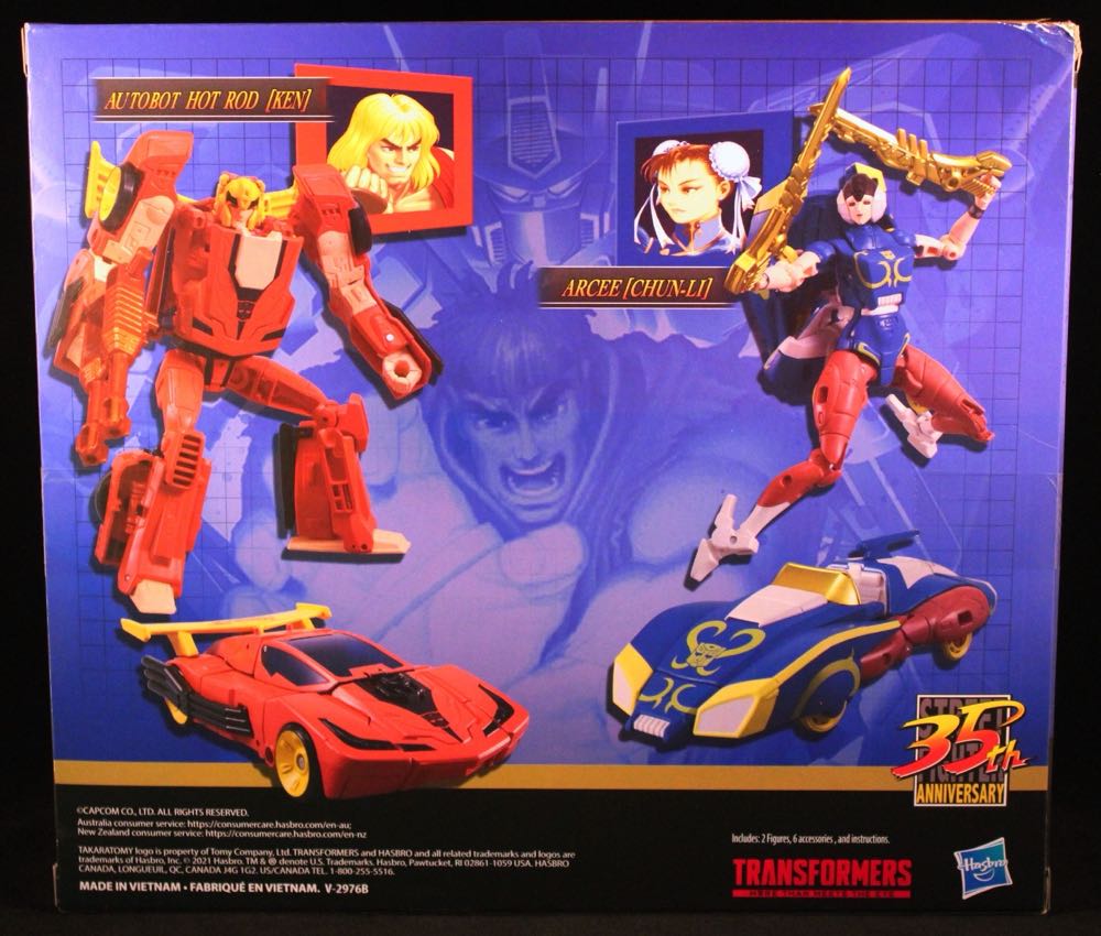 Hot Rod (Ken) Vs Arcee (Chun-li)  (Street Fighter II X Transformers) action figure collectible [Barcode 4904810108665] - Main Image 3