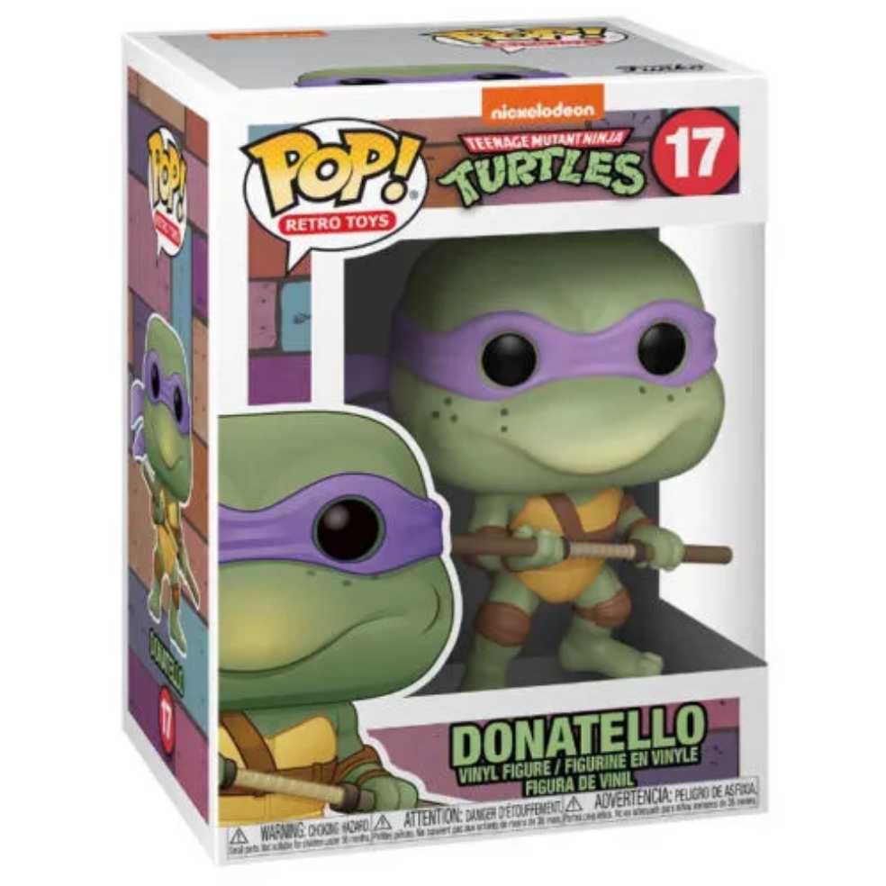 Funko Pop! Retro Toys: Teenage Mutant Ninja Turtles #17 Donatello - Funko Pop! Retro Toys (Teenage Mutant Ninja Turtles) action figure collectible [Barcode 889698514347] - Main Image 2