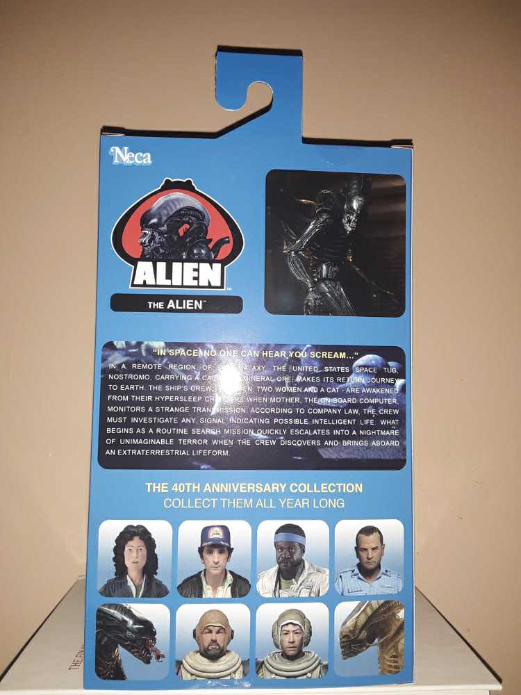 Alien 40th Anniversary: The Alien - Neca (Alien) action figure collectible [Barcode 634482517055] - Main Image 2