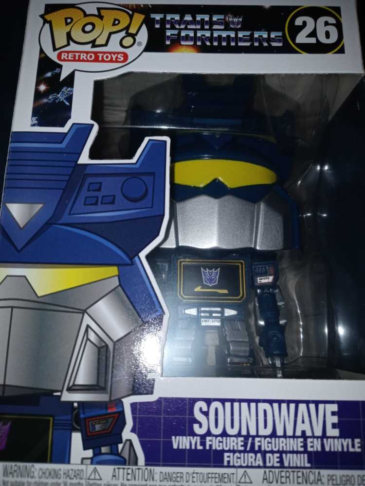 Funko Transformers #26 Soundwave - Funko (Transformers) action figure collectible [Barcode 889698509695] - Main Image 2