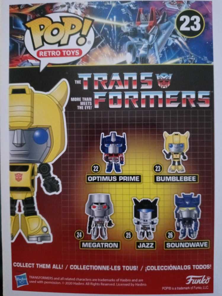 Transformers: Bumblebee #23 - Funko (Transformers) action figure collectible [Barcode 889698509664] - Main Image 3