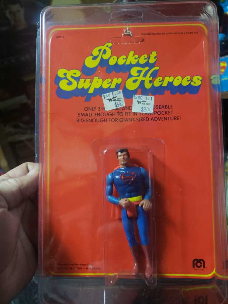 pocket super heroes Superman - Mego Corp action figure collectible - Main Image 1