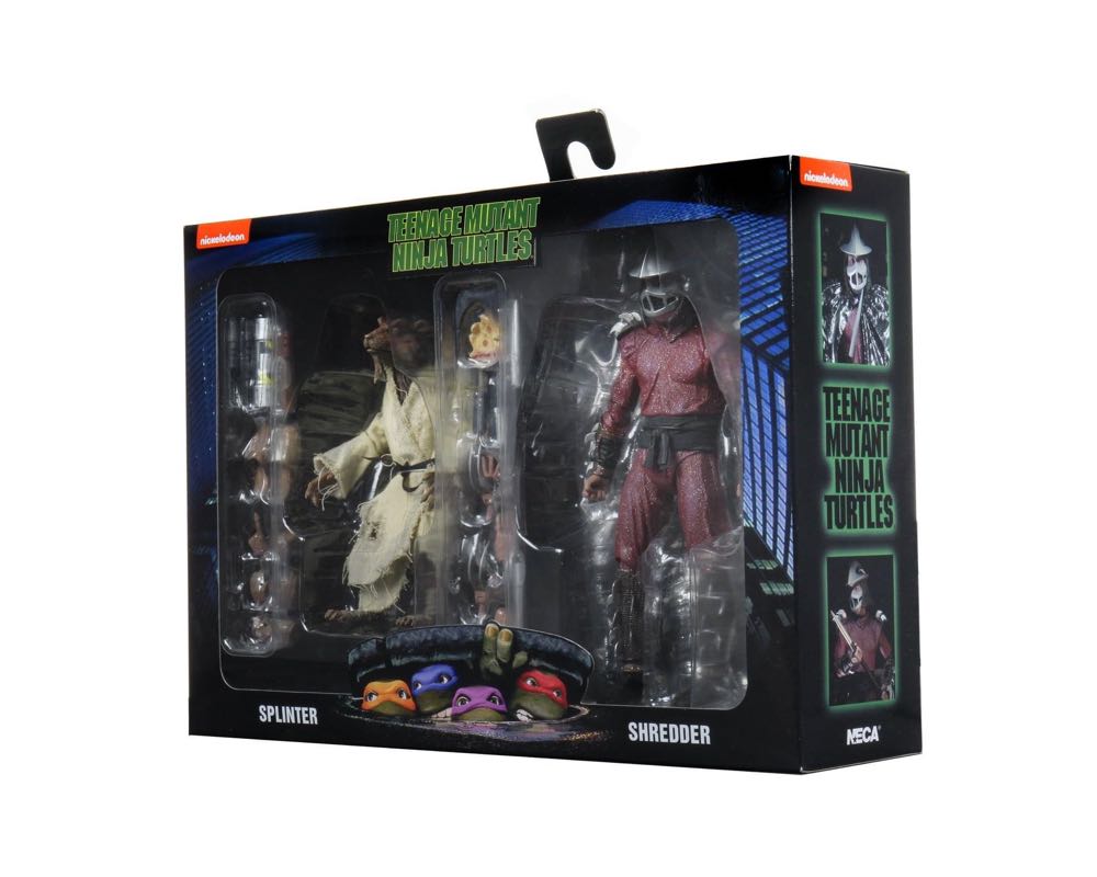 NECA- TMNT Splinter / Shredder 2 Pack Neca - Neca / Reel Toys (Teenage Mustant Ninja Turtles) action figure collectible [Barcode 634482541302] - Main Image 3