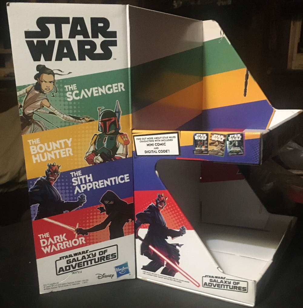 Star Wars Galaxy of Adventures: Store Display - Hasbro (Cardboard Store Display) action figure collectible - Main Image 2