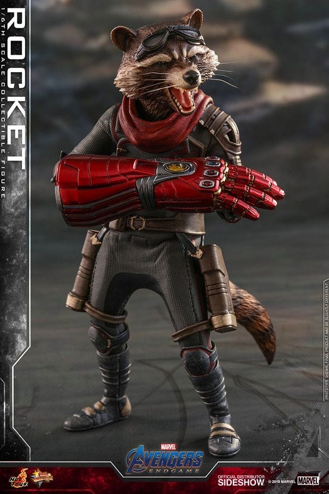 Rocket (EG) MMS 548 - Hot Toys Limited (Marvel Avengers Endgame) action figure collectible [Barcode 4895228602572] - Main Image 3
