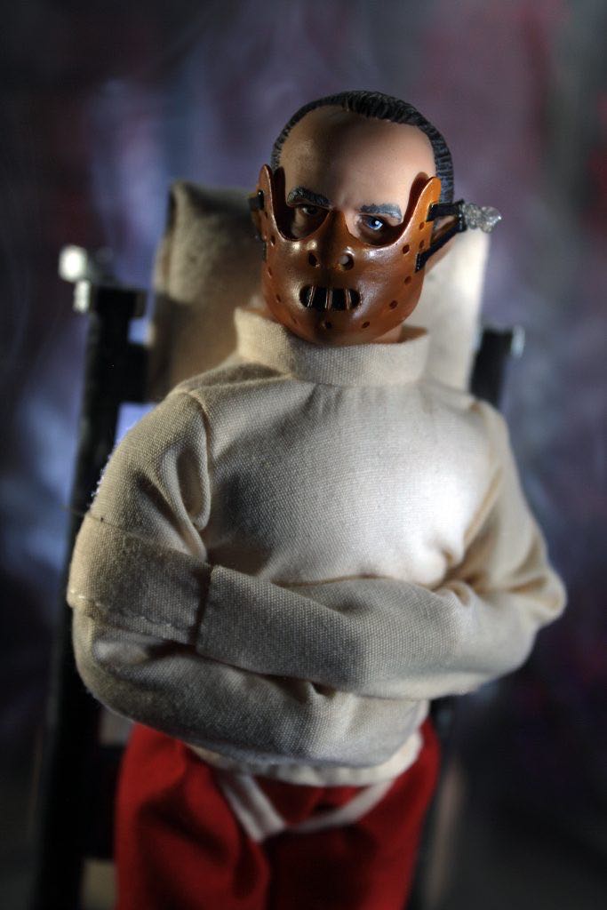 HANNIBAL LECTER (Straight Jacket) - Mego (The Silence of the Lambs) action figure collectible [Barcode 852404008881] - Main Image 3