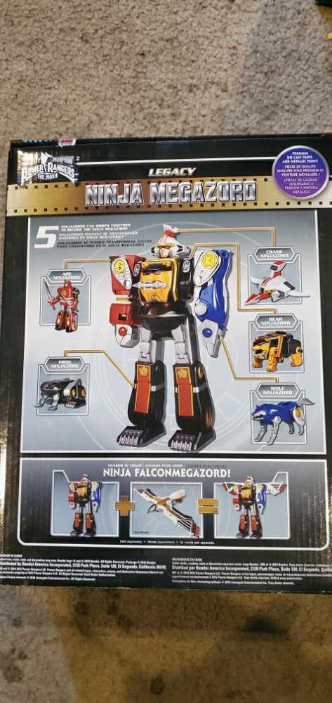 Ninja Megazord - Bandai America action figure collectible - Main Image 2