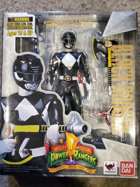 Black Ranger - Bandai Tamashii Nations (Mighty Morphin Power Rangers) action figure collectible [Barcode 4543112820297] - Main Image 1