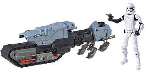 First Order Driver And Treadspeeder - Disney / Hasbro (Star Wars Galaxy of Adventures) action figure collectible [Barcode 630509867653] - Main Image 2