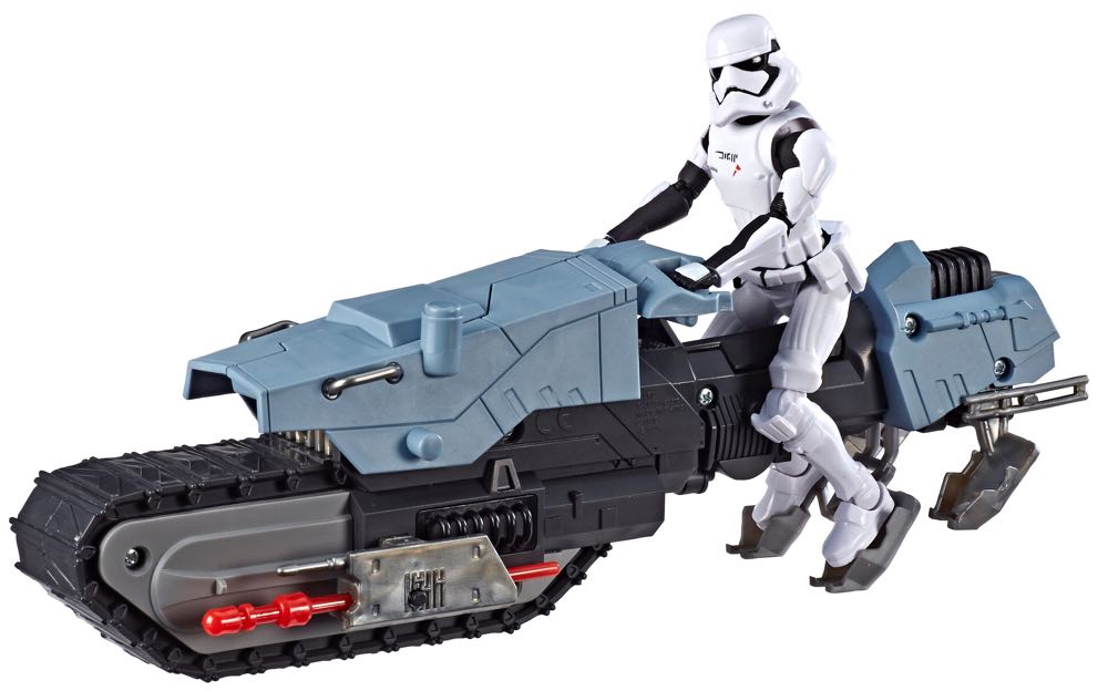 First Order Driver And Treadspeeder - Disney / Hasbro (Star Wars Galaxy of Adventures) action figure collectible [Barcode 630509867653] - Main Image 4