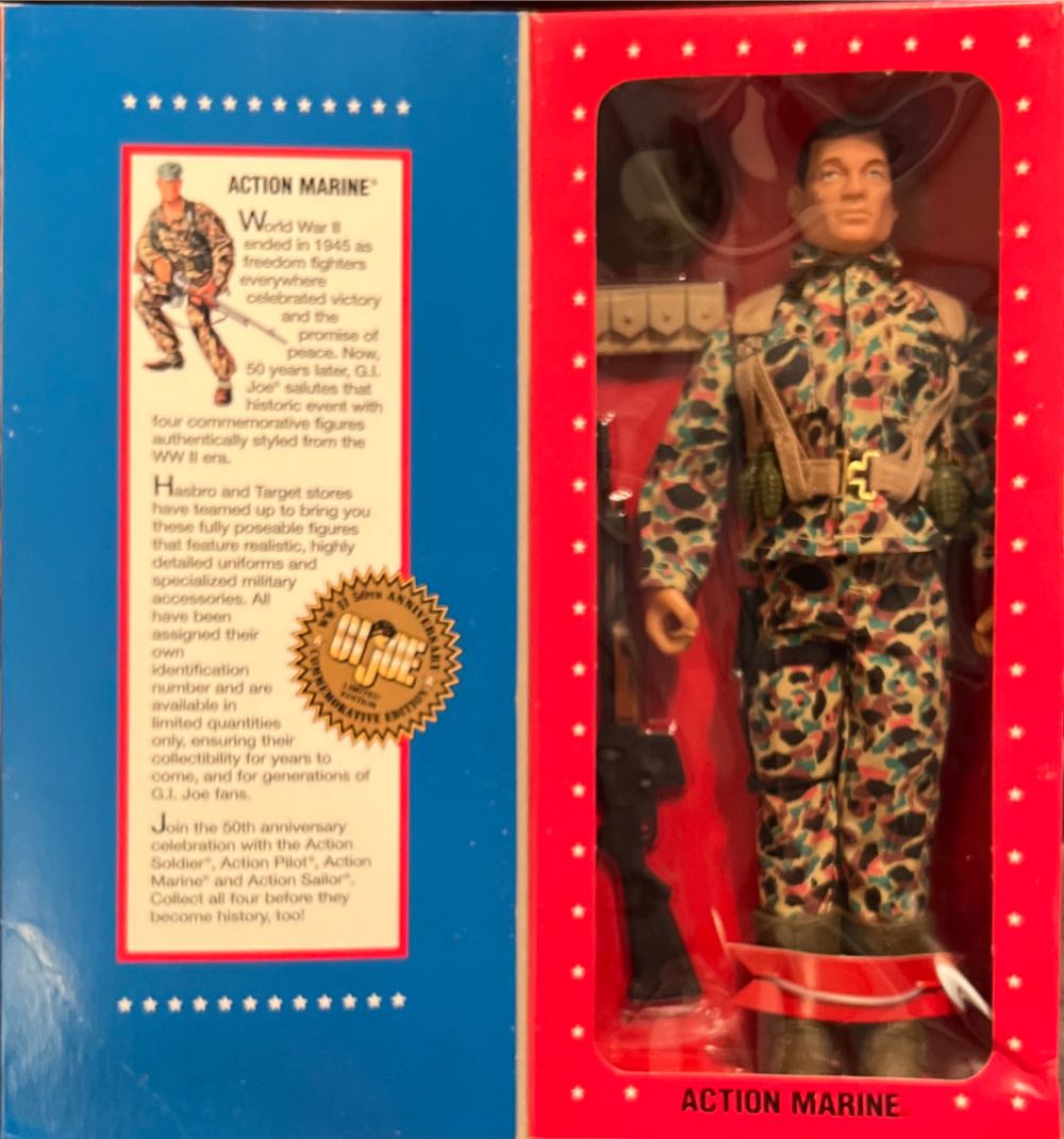 G.I. Joe Commemorative Edition - Action Marine - Hasboro (GI Joe Commemorative Collection) action figure collectible [Barcode 754272276181] - Main Image 3