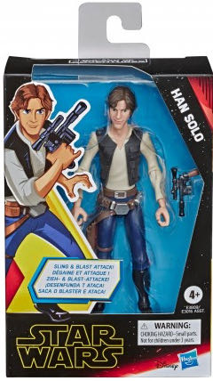 Han Solo - Disney / Hasbro (Galaxy of Adventure 5” 2019) action figure collectible [Barcode 630509867462] - Main Image 2