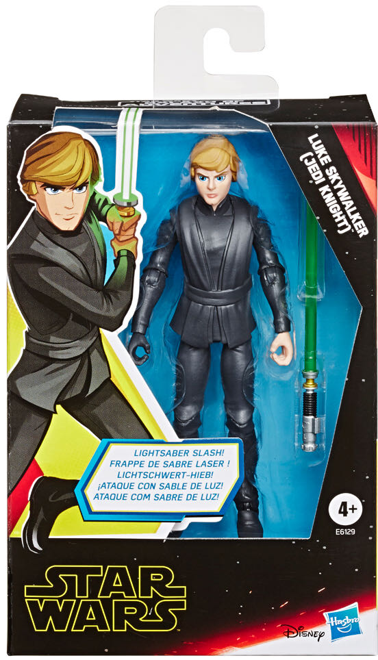 Star Wars Galaxy of Adventures Luke Skywalker (Jedi Knight) - Hasbro (Star Wars - Galaxy Of Adventures) action figure collectible [Barcode 630509868513] - Main Image 2