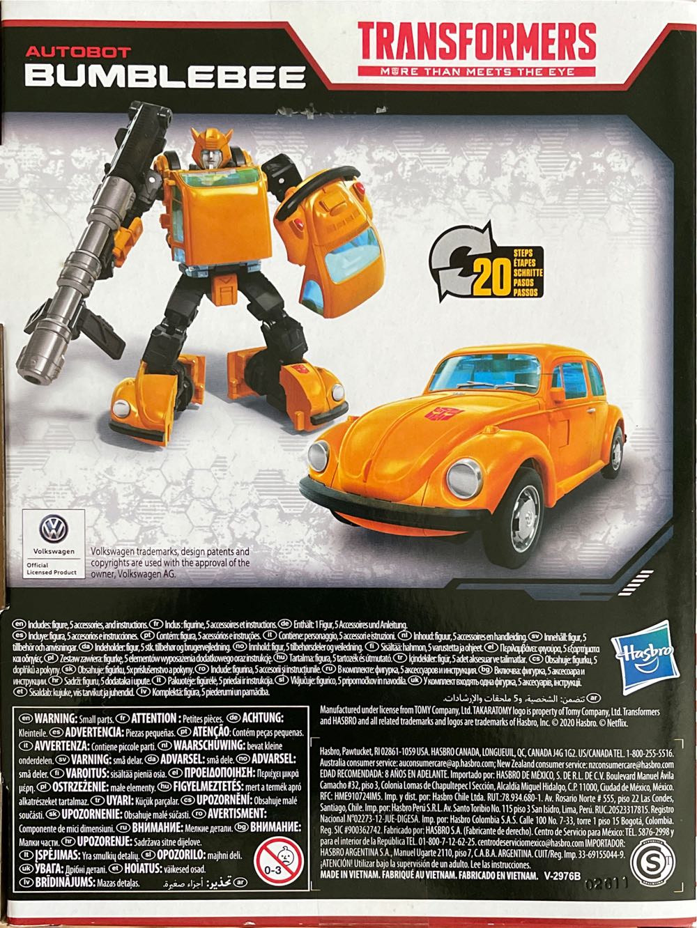 WFC Netflix Bumblebee - Hasbro / Takara Tomy (Transformers: Netflix War For Cybertron Trilogy) action figure collectible [Barcode 5010993782178] - Main Image 4