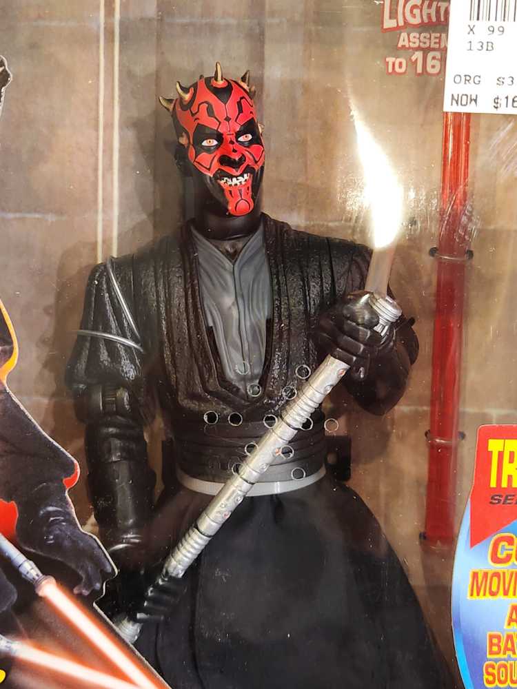 Star Wars Episode 1 > 12” Electronic Talking Darth Maul Action Figure - Hasbro (Star Wars: Episode 1: 12”) action figure collectible [Barcode 076281841625] - Main Image 3