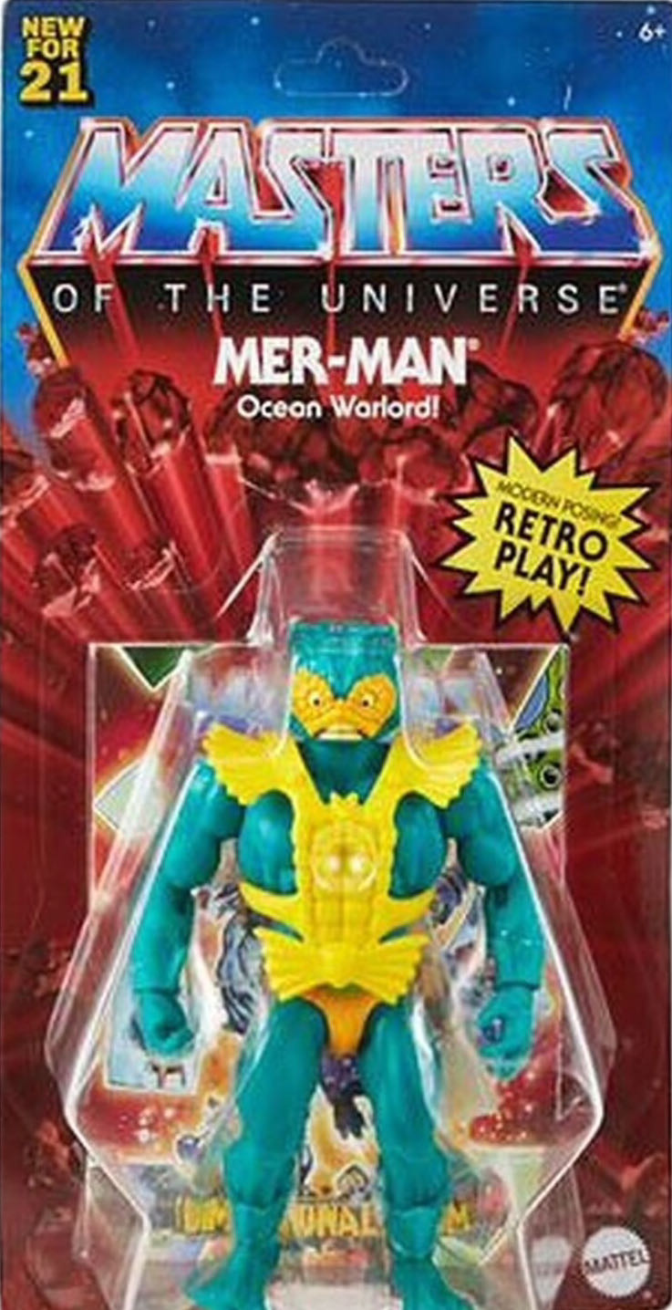 Mer-Man - Mattel (Masters Of The Universe Origins) action figure collectible [Barcode 887961913408] - Main Image 1