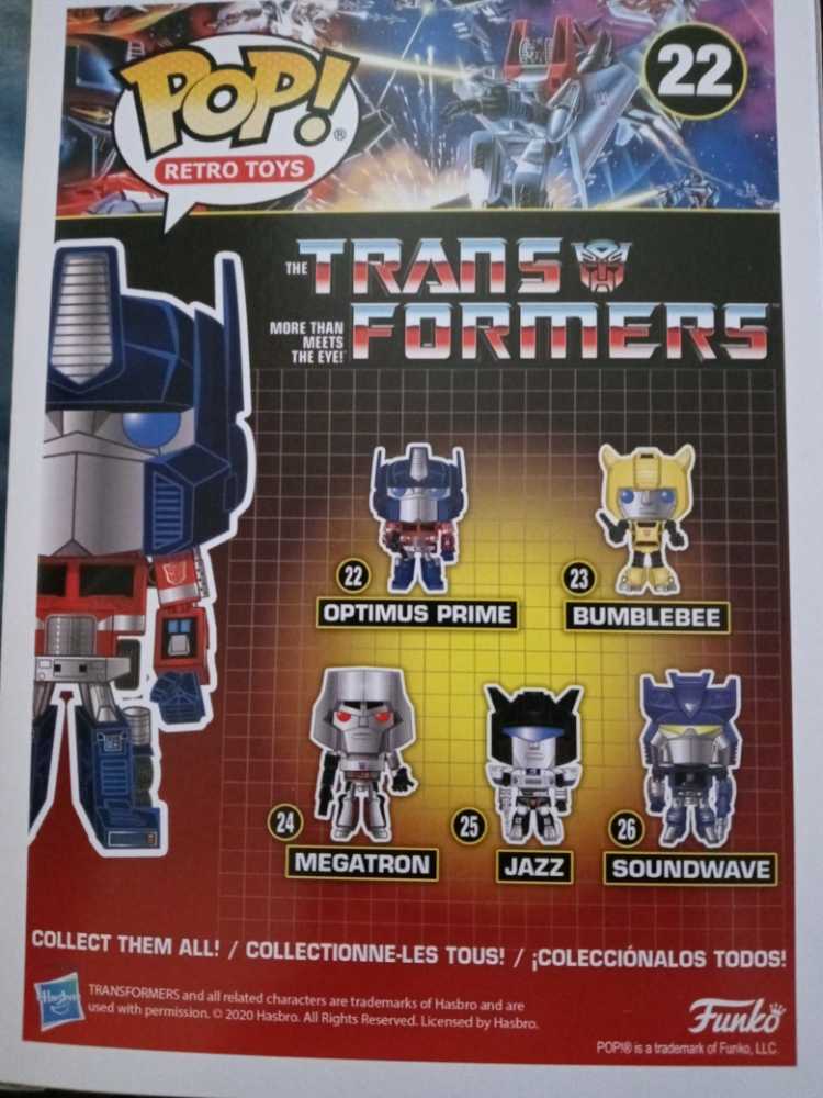 Funko Pop! 22 Optimus Prime - Funko (Transformers) (Transformers) action figure collectible [Barcode 889698509657] - Main Image 3