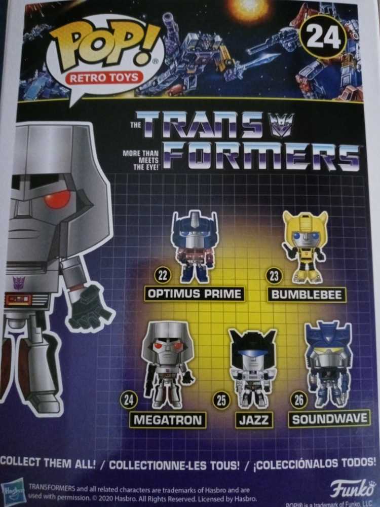 Pop! 24 Megatron - Funko (Transformers) (TF: Funko) action figure collectible [Barcode 889698509671] - Main Image 3
