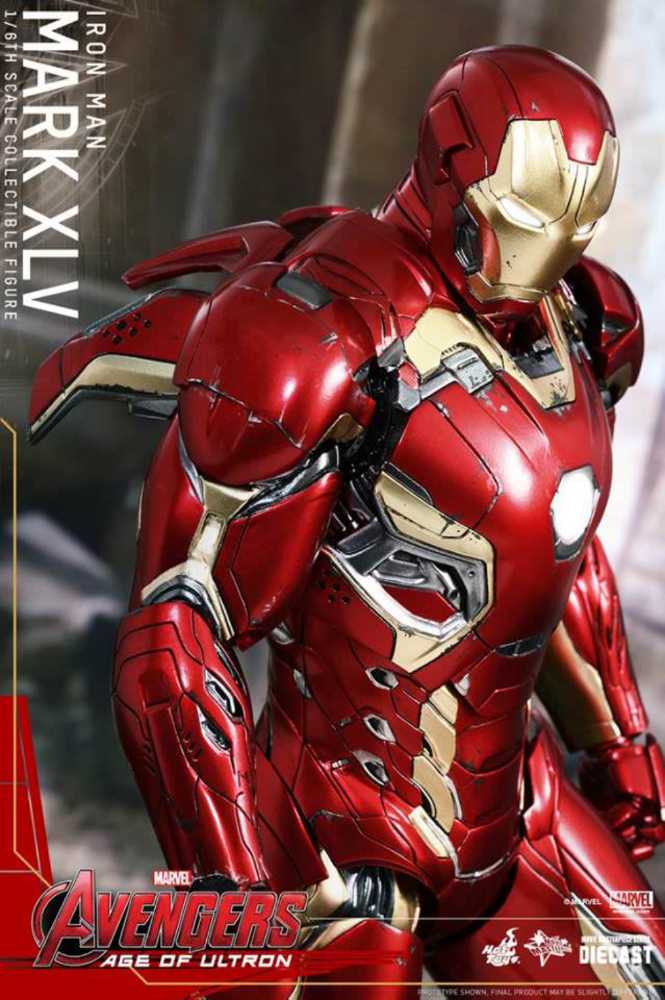 Mark XLV Iron Man  - Hot Toys (Avengers Age Of Ultron) action figure collectible [Barcode 4897011177137] - Main Image 3