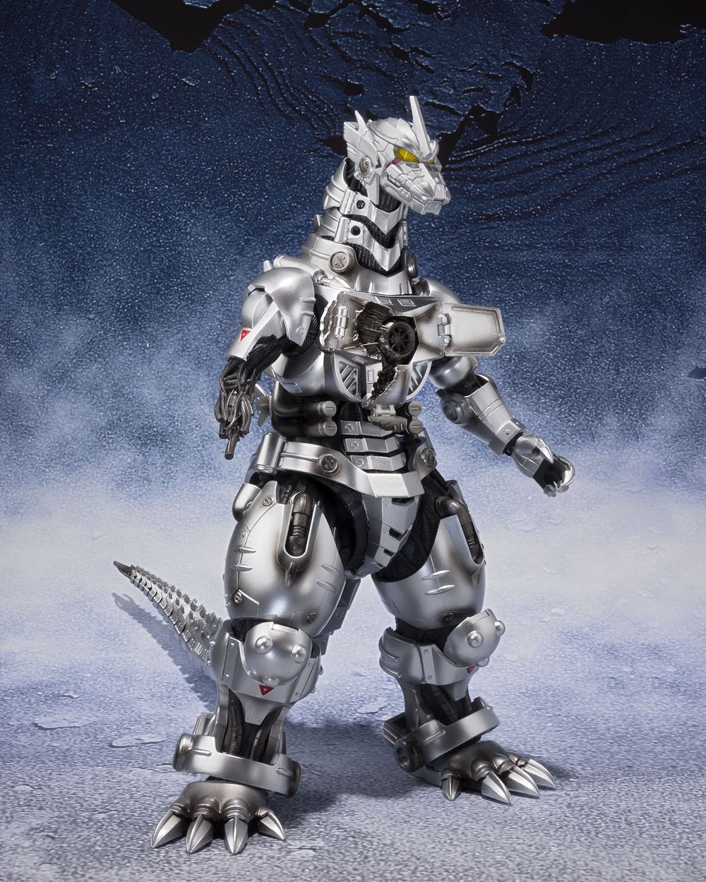 S.H. Monsterarts Kiryu MechaGodzilla Shinagawa  Final Battle Ver. - Bandai (Godzilla) action figure collectible [Barcode 4549660151685] - Main Image 3