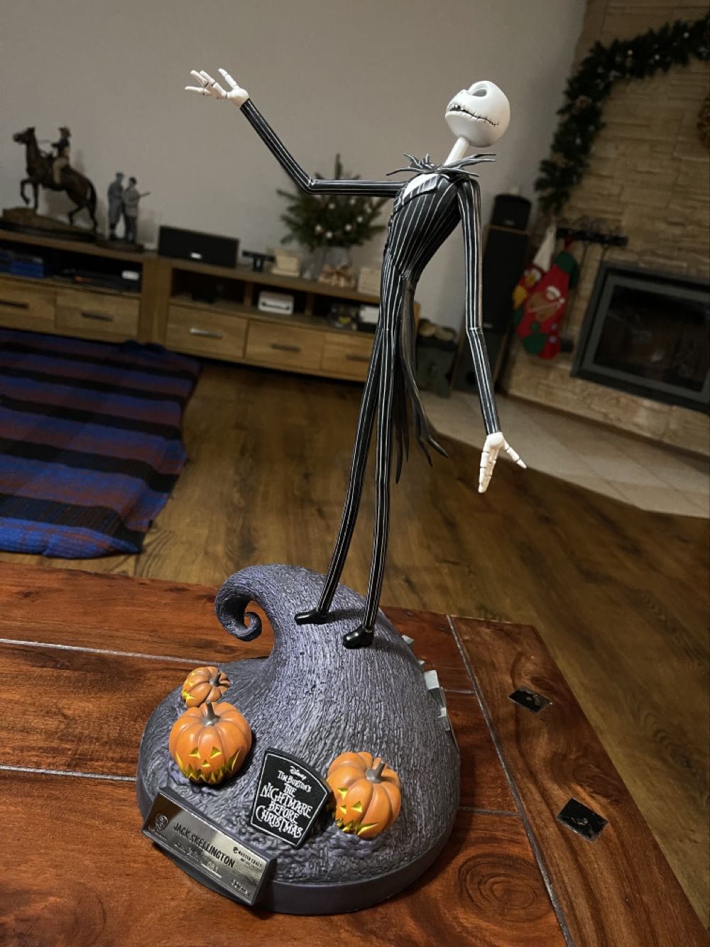 Beast Kingdom The Nightmare Before Christmas: Jack Skellington Mc-015 Mastercraft Statue Multicolor - Beast Kingdom (The Nightmare Before Christmas) action figure collectible [Barcode 4710586062397] - Main Image 4