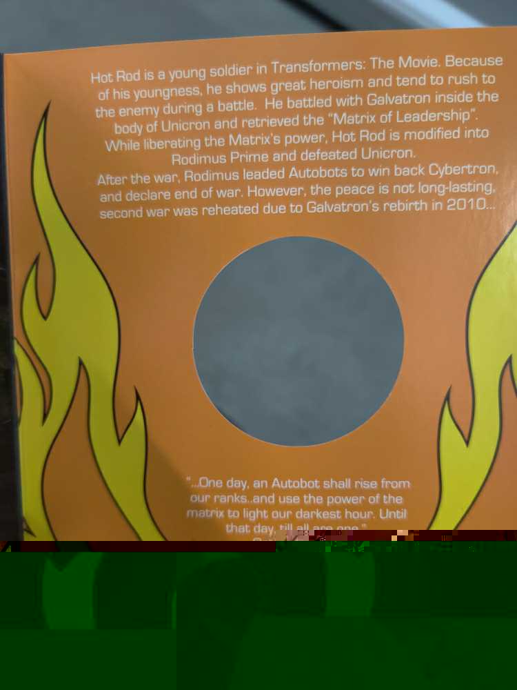 Rodimus Prime MP-9 - Hasbro (Transformers Coin) action figure collectible - Main Image 3